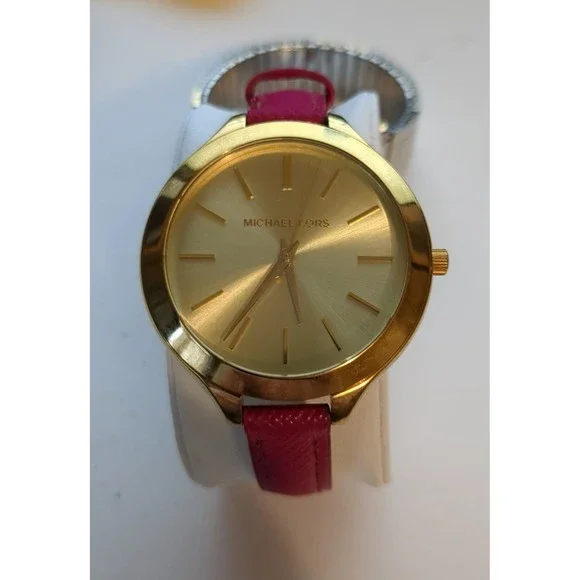 Michael Kors | Accessories | Michael Kors Pink And Gold Slim  display picture 1